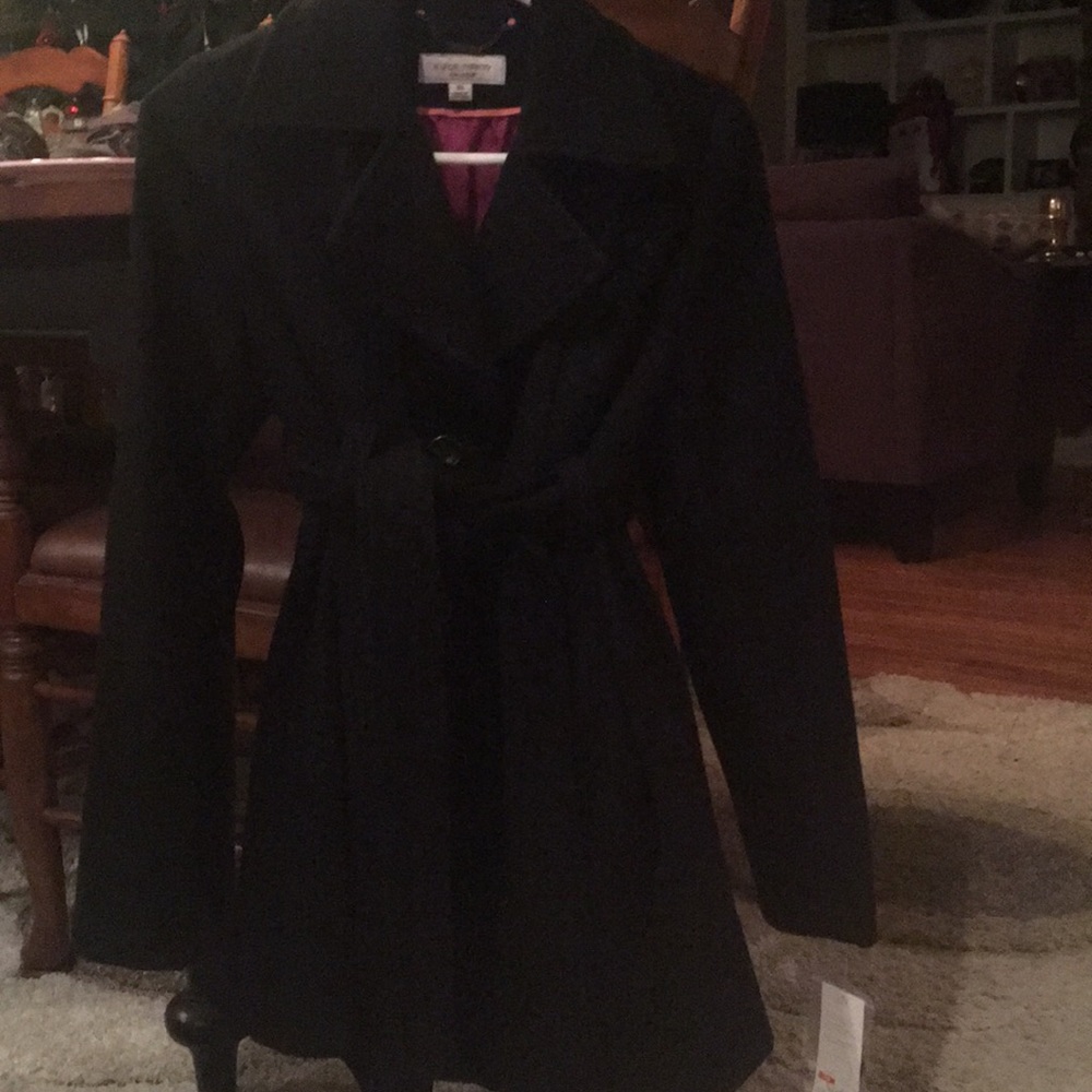 New Liz Lange Maternity wool trench